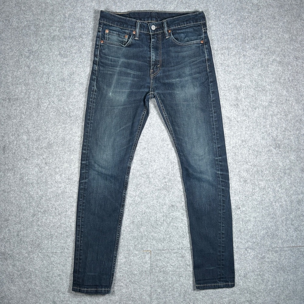 Levi's 510 Denim Jeans Mens 31x32 Blue Skinny Fit Stretch workwear‎ dark wash